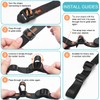 CooBigo 6 Pcs Ladder Slider Buckles+6 Pcs Tri glide Slider