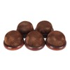 5Pcs Wooden Base Pin Cushion Cute Needle Holder Round Wooden