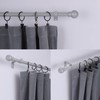 Thestoa Curtain Rods for Windows 48 to 84-92 inch, 5/8"