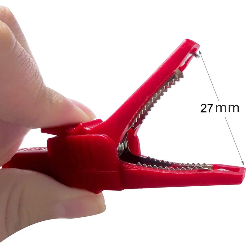 Greluma Pack of 2 High Performance Crocodile Clips, Fully Insulated,