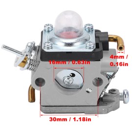 ZAMDOE Carburetor Kit for Husqvarna 122HD45 122HD60 522HD60S 522HDR60S for Jonsered HT2223T HT2218 Hedge Trimmer Replaces # 523012401 596658301, with Air Filter Fuel Filter Fuel Line