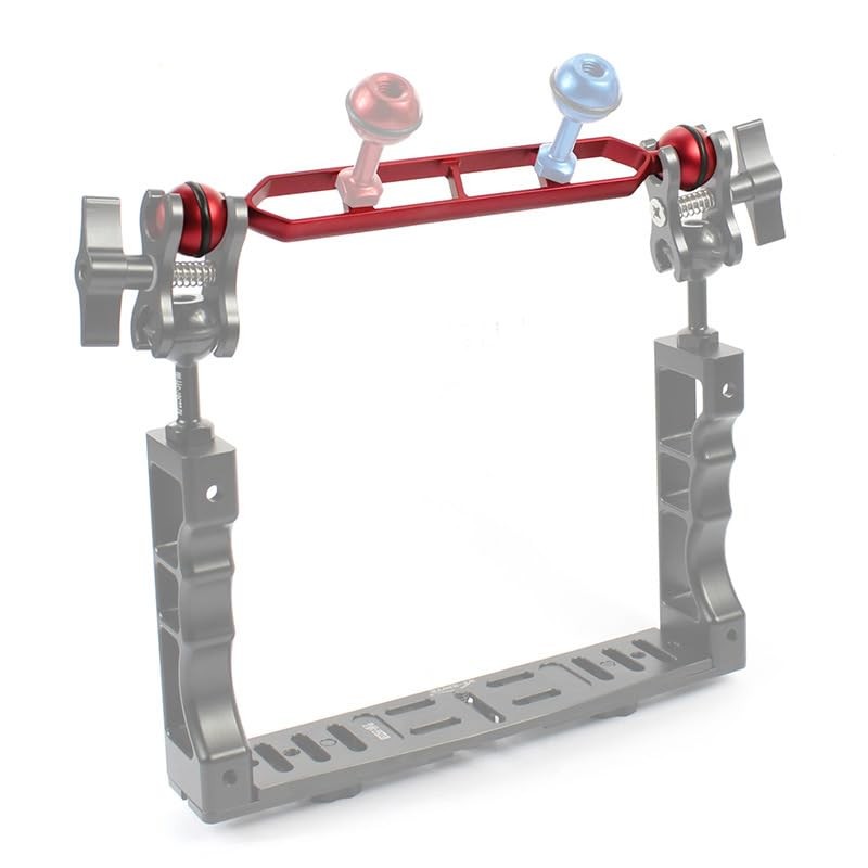Underwater Photography Bracket Set with Fill Light Arm, Ball Head