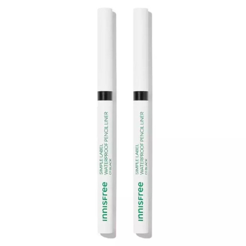Innisfree [이니스프리] 심플라벨 워터프루프 펜슬 라이너 2개 (4종 택1) [딥브라운]