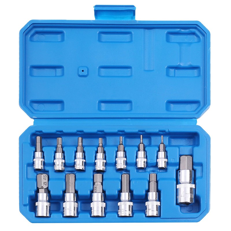 Hex Bit Socket Set Premium S2 Alloy Steel | 13-Piece