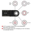 100pcs Mix Oscillating Saw Blades Set Quick Release Wood Cutting