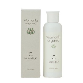 Womanly Organic Ceramide Hair Milk, Firmly Moisturizes for Dry Hair, Flared Hair, Gentle on Skin, Safe for Sensitive Skin (3.4 fl oz (100 ml), White)