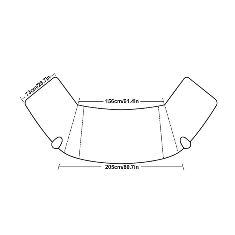 Tiardey RV Windscreen Cover, Magnetic Thermal Windscreen Covers for RV