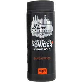 The Shave Factory Cera en Polvo para Cabello Hombre Fijación Brillo Firmeza Hair Styling Powder Modelo Sandalwood de 30g