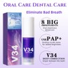 Purple Teeth Whitening Toothpaste, 2 Pieces, 30 ml Toothpaste for