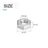 METALLIXITY Hex Nuts (#10-32) 100Pcs, 304 Stainless Steel Fine Thread