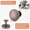 WEAVERBIRD 10 Pack Round Cabinet Knobs - Red Copper &