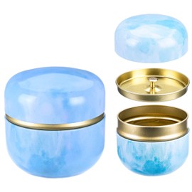 Goodwei Japanese Matcha Tea Canister Chazutsu, Blue
