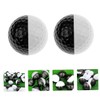 CORHAD 2pcs Golfing Practice Balls Sports Ball Set Double Design
