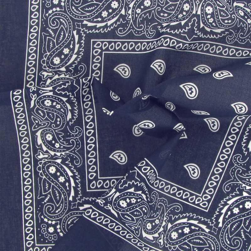 Laciteinterdite Set of 3 Paisley Bandanas for Men and Women,