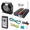 PA System for Car Emergency Vehicle Siren with Wireless Remote
