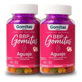 Gomitas Bbp Pack De 2 Piezas Aguaje Fenogreco 60 Gomitas Na - Sin Sabor                                                                               