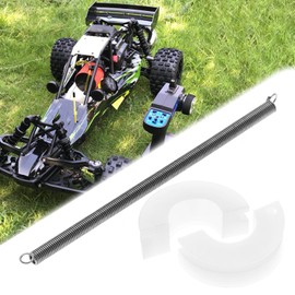 Be In Your Mind 2 Sets Plastic RC Clutch Jaws with Spring Adjustment Clutch Kit for Remote Controlled Nitro HSP 1/10 Car Replacement Accessories White