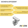 Avoltik 50 x Hammer Head Screws M8 I 25 mm