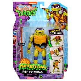 Giochi Preziosi Ninja Turtles TU8381 Deluxe 15 cm Convertible Figure Donatello Model for Ages 4+