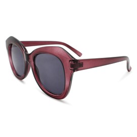 2SeeLife Oversized Reading Sunglasses for Women l Burgundy, 1.00