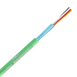 Lapp 10 m 2170240 Unitronic BUS EIB Bus Cable 2 x 2 x 0.8 Shielded Green I KNX Bus Cable I Data Cable 4 Core I PVC Data Bus Cable I Data Bus Cable I Fixed Installation I Bus Cable KNX