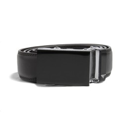 Mission Belt Kid's Ratchet Belt - Kid Vader - Black Buckle/Black Leather, Small/Medium (Up to 26