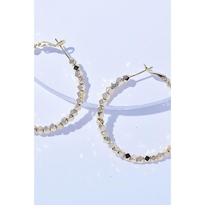 Alloy Hoop Earrings