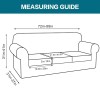 Turquoize 4 Piece Sofa Slipcover Sofa Covers for 3 Cushion