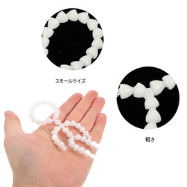 DFsucces Toy Skeleton, Set of 4, Sewn Skeleton, Skeleton Parts, Movable Skeleton, DIY Doll, Bones, Doll Making Accessories, Head Included, 5.9 inches (15 cm)