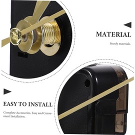 TEHAUX Clock Movement Mechanism with Replaceable Hands for DIY Wall Clocks Easy Installation Compatibility for Home Kitchen Office Decor