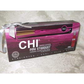CHI Limited Edition Pink Stardust 1" Ceramic Hairstyling/St