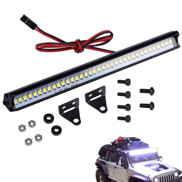 RC Light Bar 36 LED Lights Kit for Traxxas Slash Rustler SCX10 1/10 1/8 Scale RC Car Truck