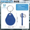 PATIKIL 10 Pack 13.56MHz CUID Rewritable Smart Key Fob Duplicates