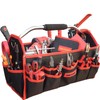 TOOLEAGUE 19 Inches Heavy Duty Tool Bag 25 Pockets, 1680D