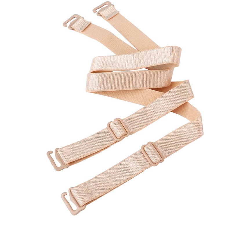 YARBAR 3 Pairs Bra Strap Replacement Elastic Adjustable Removable Multi