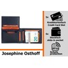 Josephine Osthoff Hannover Wallet Money Clip Genuine Leather with RFID