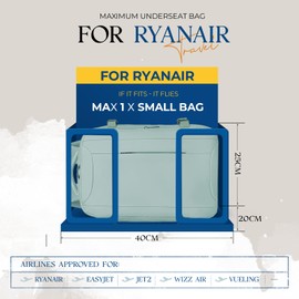 VMIKIV for Ryanair Cabin Bags 40x20x25 Underseat Bag,Small Travel Backpack Cabin Size Carry-ons for Women Men,Hand Luggage for Overnight,Casual Daypack with Laptop Compartment,Anti Theft Pocket