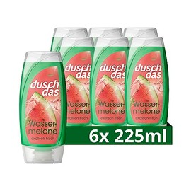 Duschdas Duschgel Wassermelone Duschbad mit Fresh-Energy-Duftformel sorgt für einen erfrischenden Start in den Tag 6x 225 ml