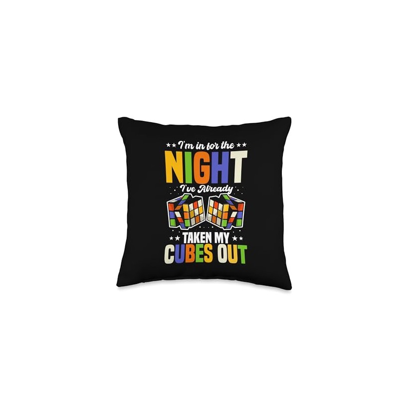 Speed Cubing Lover Clever Cube Math Puzzle Master Speedcuber Throw