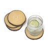 Lipper International Acacia Tree Bark Coasters, Set of 4