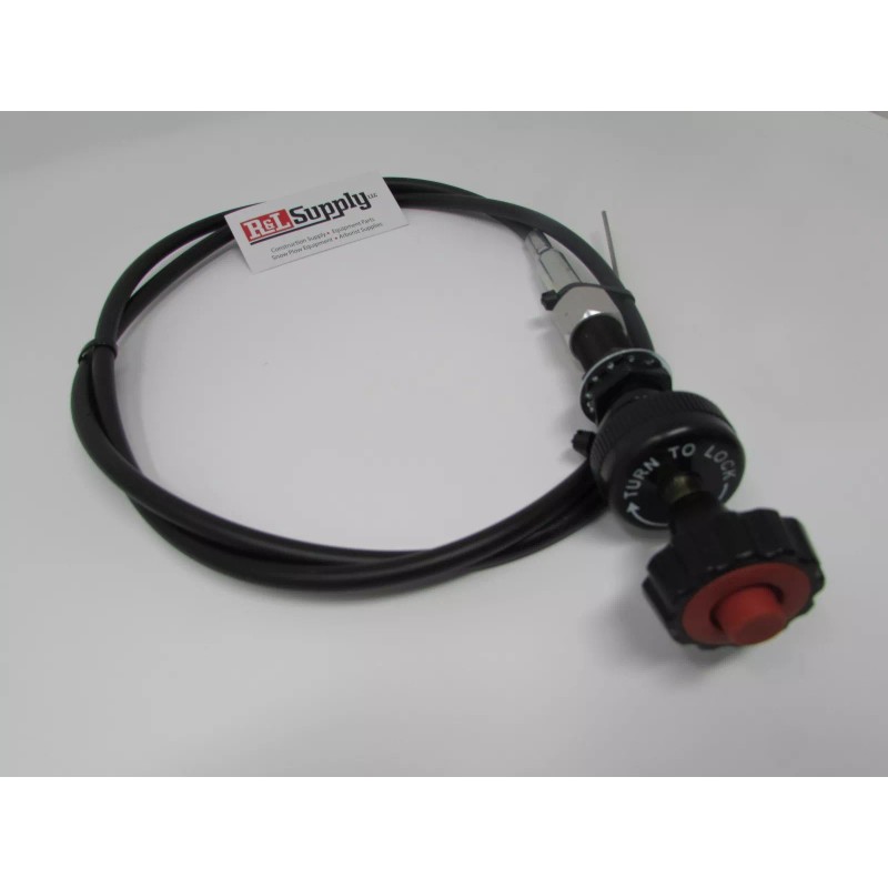 R&LSUPPLY NEW 15FT UNIVERSAL LOCKING VERNIER THROTTLE CABLE EQUIPMENT TRUCK