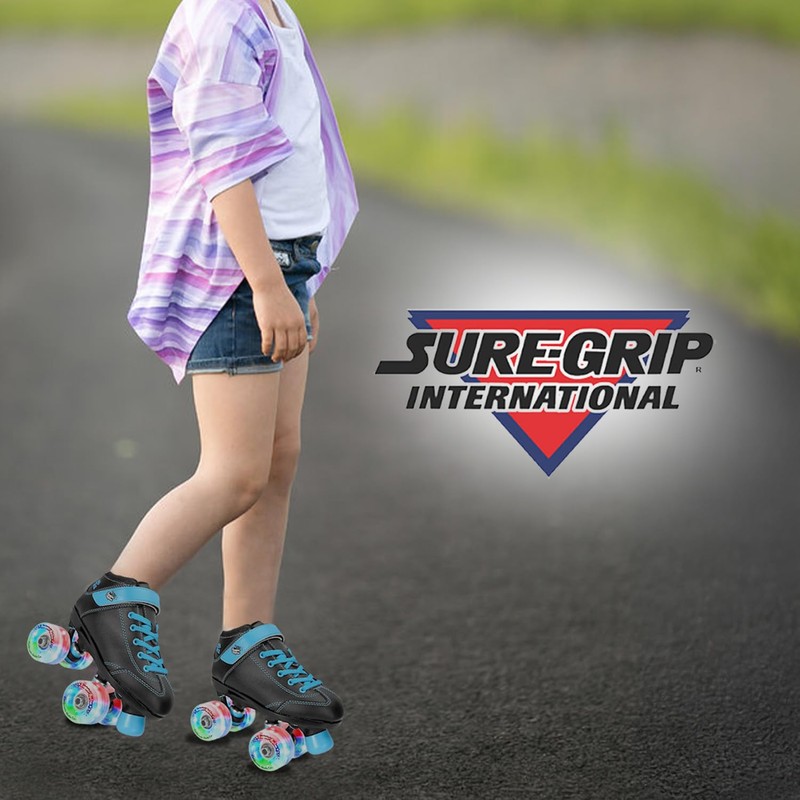 Sure-Grip Sugar & Spice Kids Roller Skates - Durable Vinyl