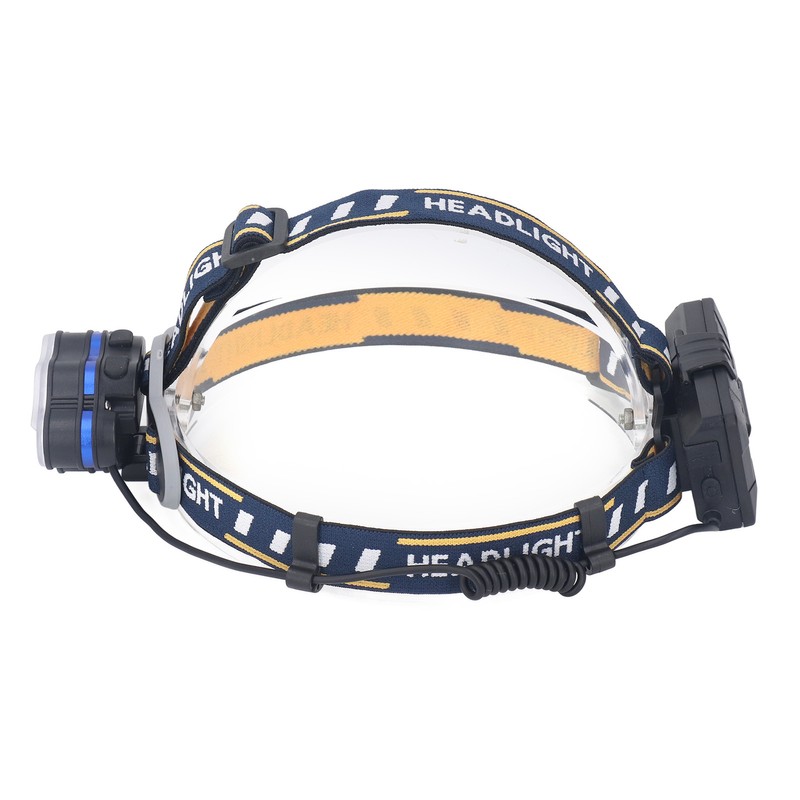 7 Core Headlight Long Range USB Rechargeable Headlamp Outdoor Work