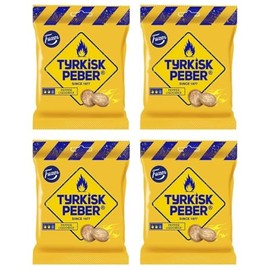 Fazer Tyrkisk Peber Liquorice Candy 4 Packs of 120g 16.8oz