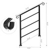 VINGLI Handrails for Outdoor Steps, Stair Handrail Fits 1 to