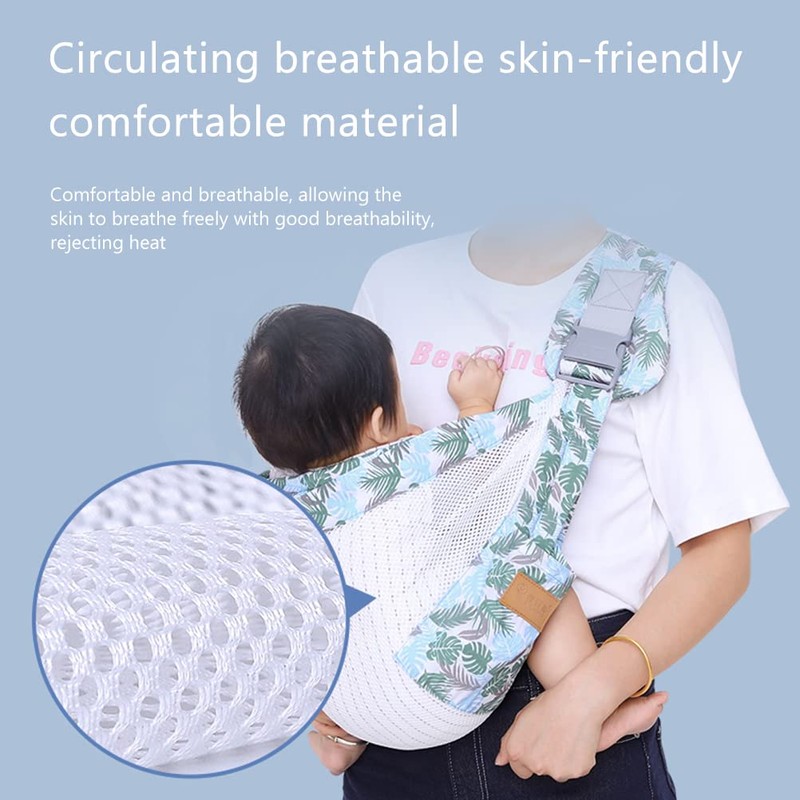 ICRPSTU Summer Breathable Baby Carrier - Adjustable 3D Mesh Baby