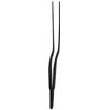 Mercer Culinary Precision Plus Tong Offset 6, Stainless Steel, Black,