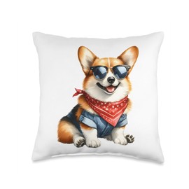 Incorgnito - Funny Welsh Corgi Owner Pet Dog Lover Men Kids Throw Pillow