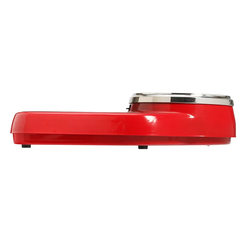 Salter Pro-Helix Professional Oversized Bathroom Scale with Black/Red Powder-Coated Steel
