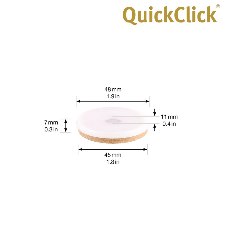Wagner QuickClick® Felt Glides Furniture Glides Chair Glides Replacement –